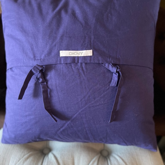 DKNY Purple Throw Pillow - Picture 2 of 2